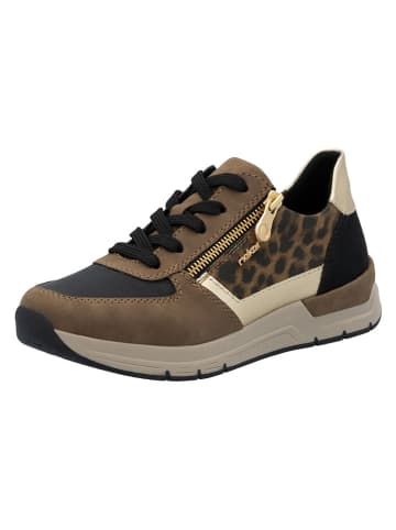 rieker Sneakersy w kolorze szarobrązowym