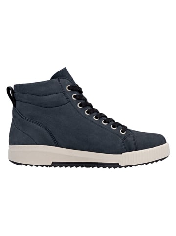 rieker Leren sneakers donkerblauw