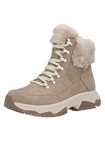Leren boots beige