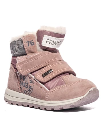 Leder-Boots in Rosa