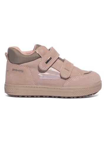 Skórzane sneakersy w kolorze jasnoróżowym