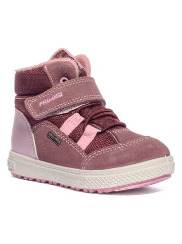 Skórzane sneakersy w kolorze jasnoróżowo-czerwonym