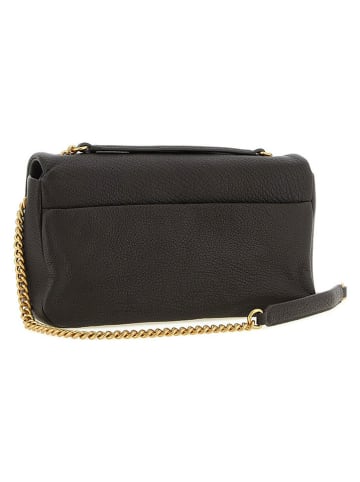 Leder-Umhängetasche in Schwarz - (B)31 x (H)20 x (T)7 cm