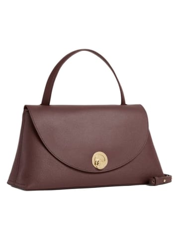 Skórzana torebka w kolorze brązowym - 35 x 18 x 12 cm