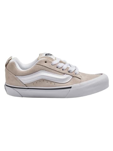 Skórzane sneakersy "Knu Skool" w kolorze beżowym