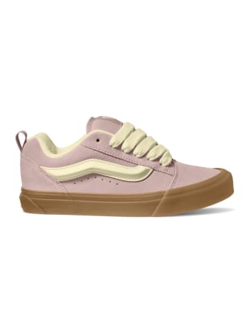 Skórzane sneakersy w kolorze jasnoróżowym