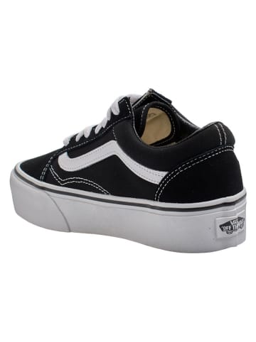 Leren sneakers "Old Skool" zwart