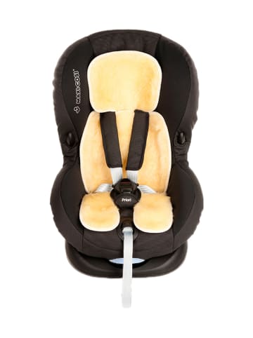Lammfellauflage "Little King" in Natur - (B)35 x (L)80 cm