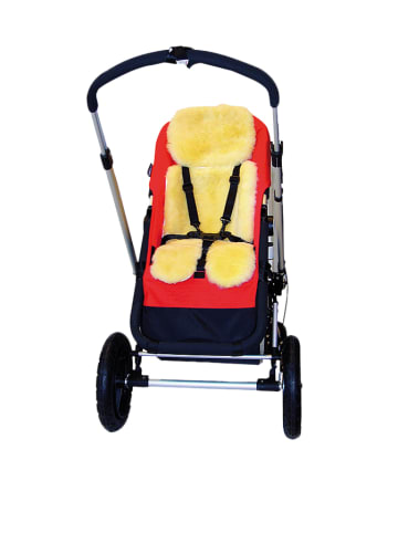Lammfellauflage "Little King" in Natur - (B)35 x (L)80 cm