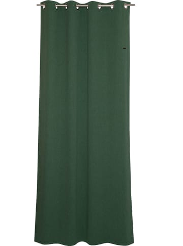 Zasłona "Harp" w kolorze zielonym z oczkami