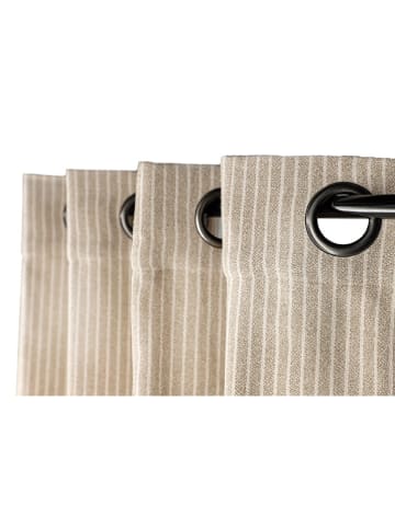 Ösenschal "Fun" in Beige/ Creme