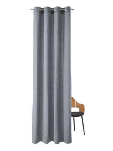 Ösenschal "Needlestripe" in Dunkelblau