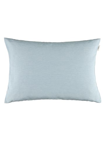 Kussenhoes "Needlestripe" lichtblauw