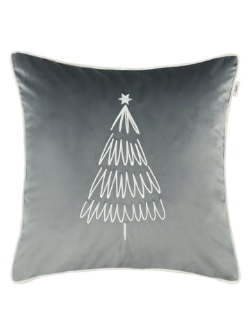 Poszewka "Merry Tree" w kolorze antracytowo-białym