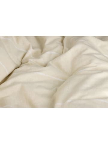 Flanell-Bettwäsche-Set "Harp" in Creme