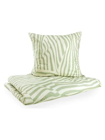 Renforcé beddengoedset "Salo" groen