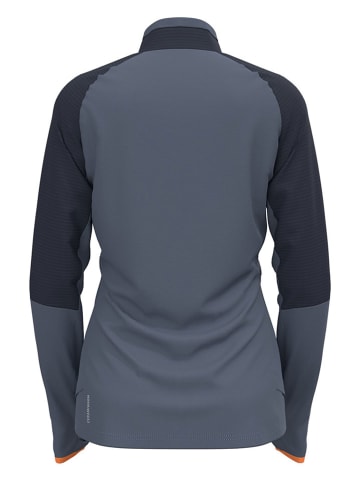 Fleecepullover "Descent Cw 200" in Dunkelblau/ Grau