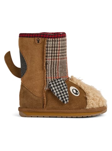 EMU Australia Leder-Winterboots in Camel