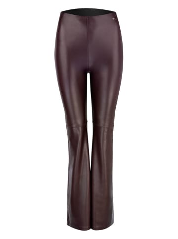 Legginsy w kolorze bordowym