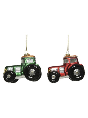 Christbaumornament "Auto" - (L)7 x (B)9,5 cm (Überraschungsprodukt)