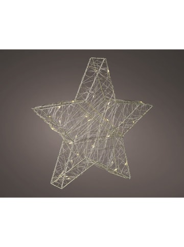 Micro-LED-Dekoleuchte "Stern" in Gold - (L)30 x (B)30 cm