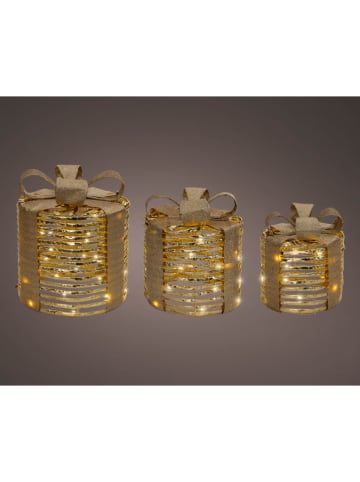 Lampa dekoracyjna Micro-LED "Gift" w kolorze złotym