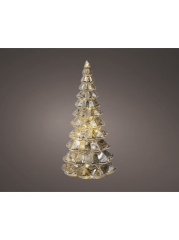 Micro-LED-Dekoleuchte "Baum" in Gold - (H)21 cm