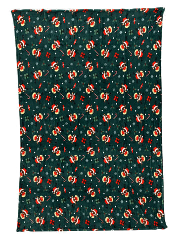 Wohndecke in Grün - (L)170 x (B)130 cm