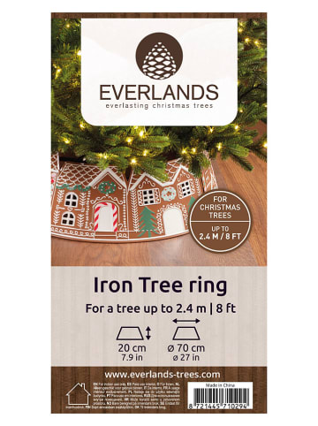 Kerstboomring bruin - (H)20 x Ø 70 cm