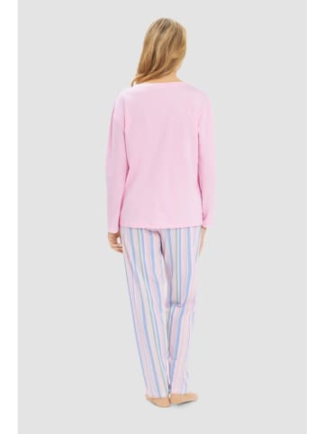 Pyjama lichtroze/meerkleurig