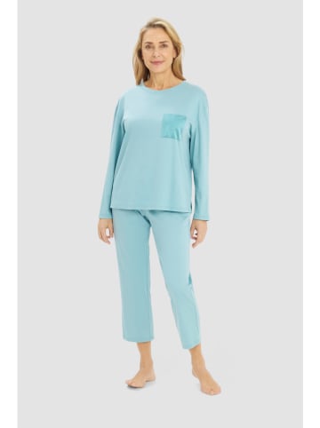 Pyjama in Türkis
