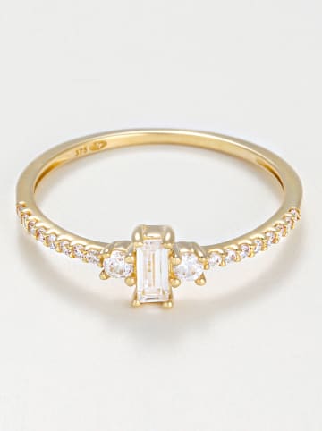 Gouden ring "Iriss" met edelstenen