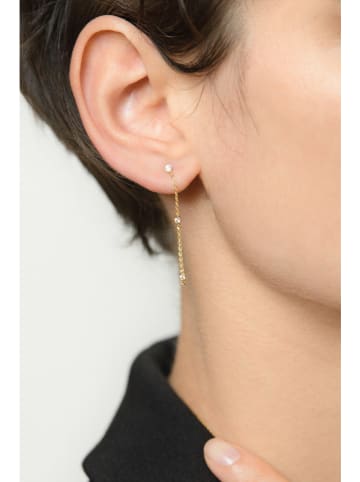 Gold-Ohrstecker mit Edelsteinen