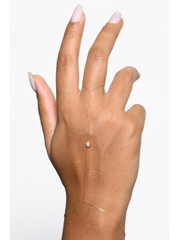 Gouden armband "Kiya" met edelstenen