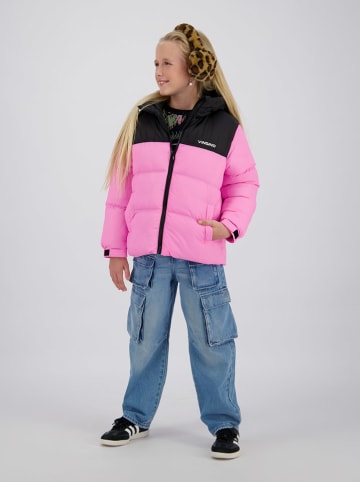 Winterjacke "Thorther" in Rosa/ Schwarz