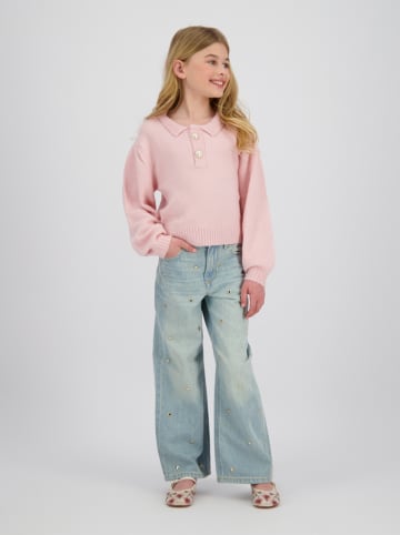 Spijkerbroek - wide leg - lichtblauw