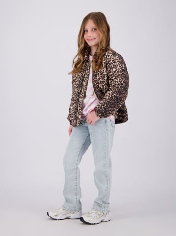 Blouson "Tinny" in Beige/ Schwarz