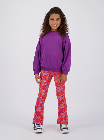 Legging rood/paars/oranje