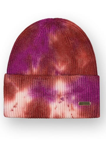 Beanie "Venieka" rood/paars