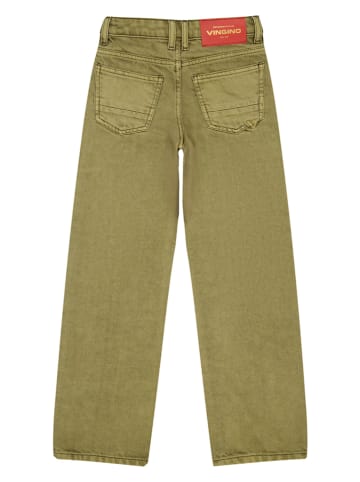 Jeans "Cato" - Comfort fit - in Oliv