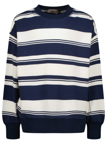 Bluza "Niven" w kolorze granatowo-białym