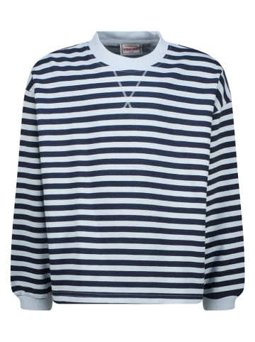 Sweatshirt "Novie" in Hellblau/ Dunkelblau
