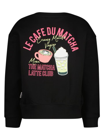 Sweatshirt "Nalien" in Schwarz