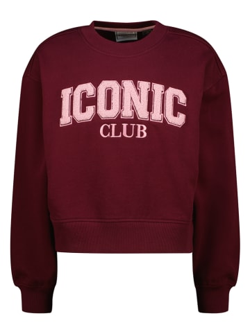 Sweatshirt "Noralie" bordeaux