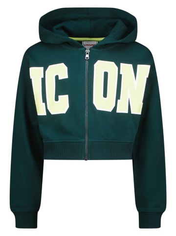 Sweatjacke "Nawine" in Grün