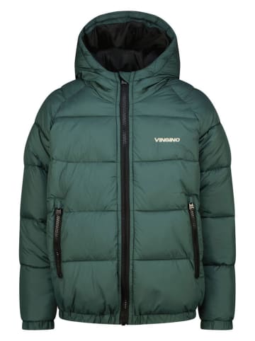 Kurtka zimowa w kolorze zielonym
