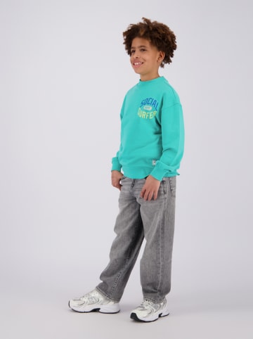 Bluza "Nurfs" w kolorze turkusowym