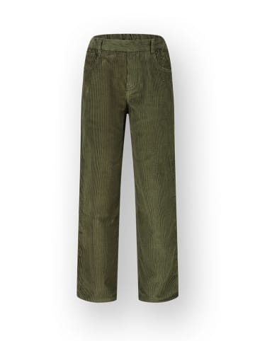 Spodnie sztruksowe w kolorze khaki