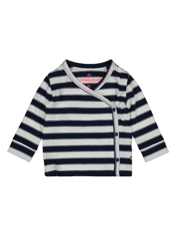 Longsleeve "Jess" Grau/ Dunkelblau