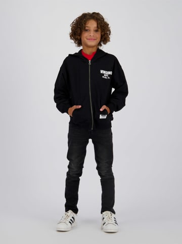 Dżinsy - Skinny fit - w kolorze czarnym
